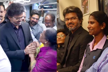 டிக்கெட் எடுத்து மெட்ரோ ரயிலில் பயணித்த முதல்வர் விஜய்