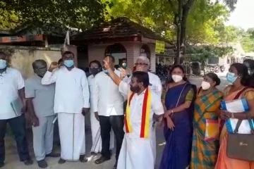 முதல்வரின் அராஜகம் ஒழிக! யாழ் முதல்வருக்கு எதிரான போராட்டத்தில் கூட்டமைப்பு மற்றும் முன்னணி!