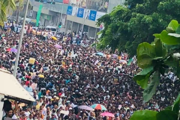 அரச தலைவர் கோட்டாபய பதவி விலகும் வரை போராட்டம் தொடரும் - காலி முகத்திடலில் பொதுமக்கள் சபதம்