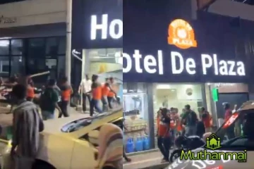 கொழும்பில் உணவகத்தின் ஊழியர்களால் கொடூரமாக தாக்கப்பட்ட கும்பல்!