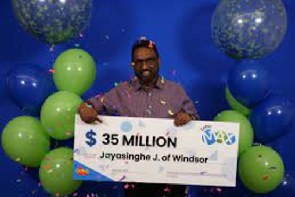 கனடாவில் 8000 மில்லியன் ரூபா பணப் பரிசு வென்ற இலங்கையர் | Windsor Ontario 35 Million Lotto Max Winner