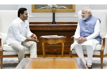 பிரதமர் மோடியுடன் ஆந்திர முதலமைச்சர் ஜெகன் மோகன் ரெட்டி நேரில் சந்திப்பு...!