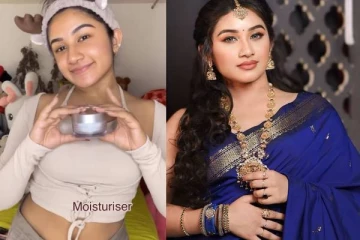 ஆடை மற்றும் மேக்கப் போடும் வீடியோவை வெளியிட்ட நடிகை ரவீனா தாஹா..