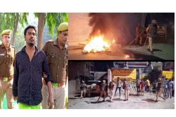 உ.பி. மசூதியில் புகுந்து குரான் நகலை எரித்து பதற்றத்தை ஏற்படுத்திய நபர் - சுற்றி வளைத்து பிடித்த போலீசார்...!