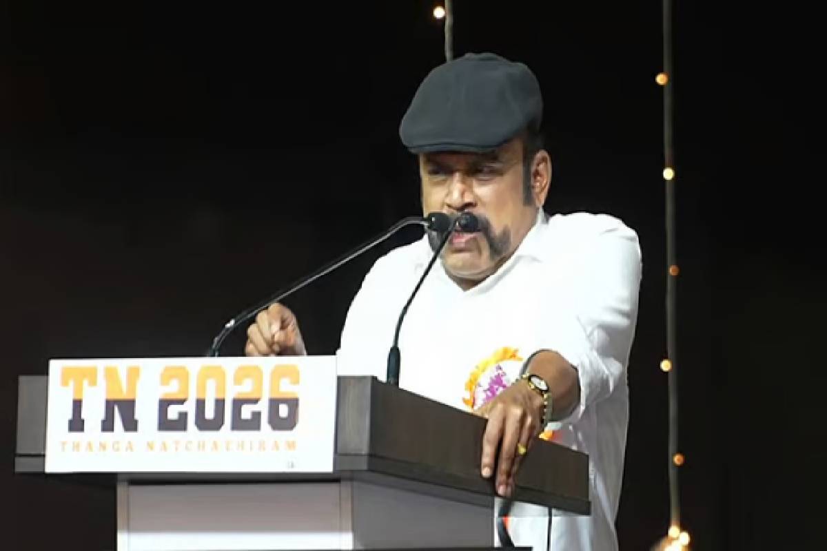 விஜயை மையப்படுத்தி ‘TN 2026’ படம் எடுக்கப்படதா? பதிலடி கொடுத்த தம்பி ராமையா மகன் உமாபதி! | Tn 2026 Movie Controversy Thambi Ramaiyah Reply விஜயை மையப்படுத்தி ‘TN 2026’ படம் எடுக்கப்படதா? பதிலடி கொடுத்த தம்பி ராமையா மகன் உமாபதி! | Tn 2026 Movie Controversy Thambi Ramaiyah Reply