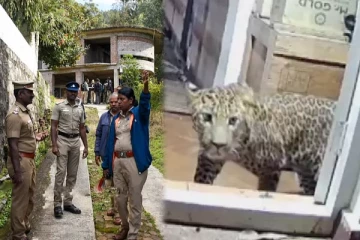 பட்டாசு சத்தத்திற்கு பயந்து வீட்டிற்குள் பதுங்கிய சிறுத்தை; போராடிய வனத்துறை - பரபரப்பு!