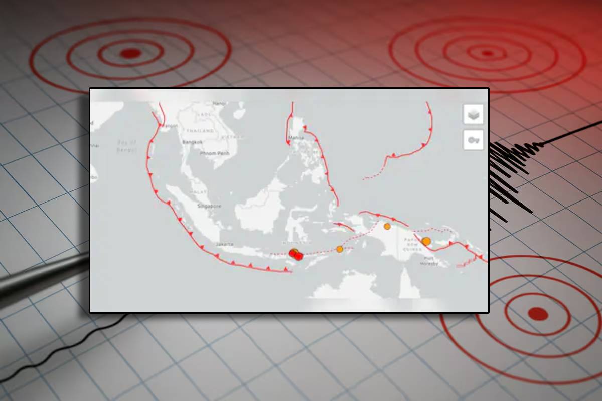 இந்தோனேசியாவில் மீண்டும் சக்திவாய்ந்த நிலநடுக்கம்! | 5 9 Magnitude Quake Hits Flores Region Indonesia