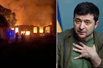 அனைத்தையும் அழிக்கும் மிருகம்! இரத்த மாற்று மையத்தின் மீது ரஷ்யா குண்டு வீச்சு தாக்குதல்