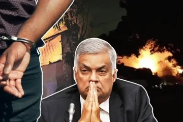 ரணிலின் இல்லத்திற்கு தீ வைத்த சம்பவம் தொடர்பில் ஆசிரியர் கைது