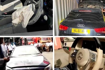 லண்டனிலிருந்து கொண்டு வரப்பட்ட அதிசொகுசு வாகனங்கள் தொடர்பான தகவல்