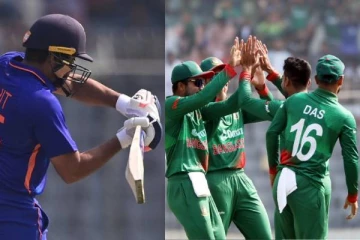 ரோகித், கோலி அவுட்! ஒரே ஓவரில் அதிர்ச்சி கொடுத்த வங்கதேச வீரர்