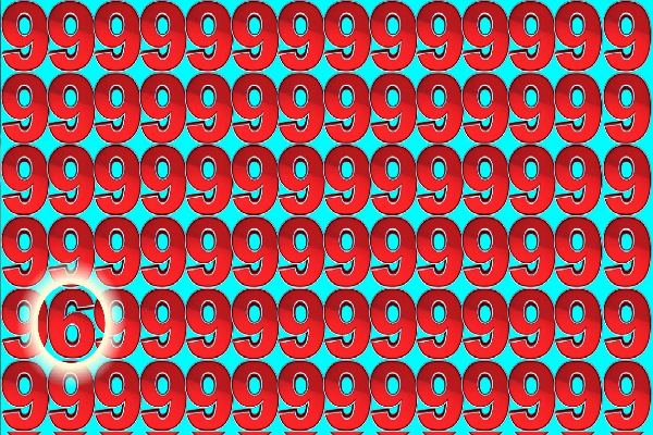 Optical illusion: அதிக IQ உள்ளவரா நீங்கள்? இதில் இருக்கும் எண் 6 கண்டுபிடிங்க | Iq Tes Tcan Find The Number 6 Brain Game
