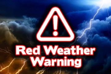 நாட்டின் பல பகுதிகளுக்கு சிவப்பு எச்சரிக்கை