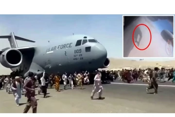 விமான டயருக்குள் சிக்கி நசுங்கிய உடல்! தாலிபான்களிடம் தப்பிக்க நினைத்து உயிரிழந்த சோகம்: வெளியான அதிர்ச்சி வீடியோ