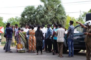 தமிழர் பகுதியில் மீண்டும் காணி  சுவீகரிக்க நடவடிக்கை ! எதிர்த்து நிற்கும் பொதுமக்கள்