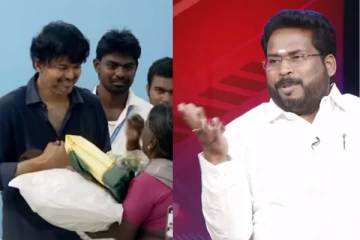 என்ன நினைச்சீங்க விஜய பத்தி...பயங்கர short temper அவரு!! பாப்போம்'னு இப்படி இருக்காரு - திருச்சி சூர்யா!!