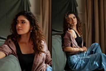 ட்ரெண்டி உடையில் இருக்கும் நடிகை வாணி போஜன்.. அசத்தல் லேட்டஸ்ட் ஸ்டில்ஸ்