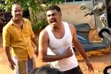 நான் போலீஸ் இல்ல பொறுக்கி..சாலையில் அரை நிர்வாணமாக நின்று தகராறு செய்த டிராபிக் போலீஸ்