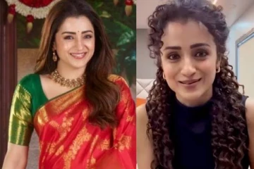 காதலுக்கு கிரீன் சிக்னல் கொடுத்த நடிகை திரிஷா!! அழகில் இப்படி ஜொலிக்கிறாங்களே..