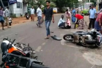 வாகனங்கள் இரண்டு நேருக்கு நேர் மோதி விபத்து: வெளிநாட்டவர் படுகாயம்