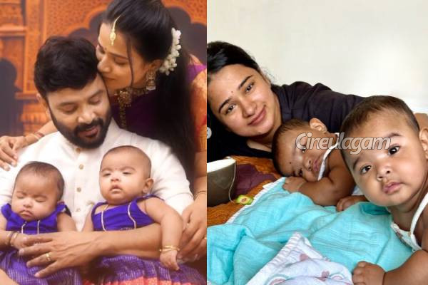 சினேகன்-கன்னிகாவின் மகள்களை காண வீட்டிற்கு வந்த நடிகை... யார் பாருங்க, வீடியோவுடன் இதோ | Actress Visit Snehan Home To Saw His Daughters