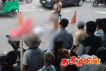 காலி தேசிய வைத்தியசாலைக்கு முன்பாக குழப்பத்தை ஏற்படுத்திய சடலம்