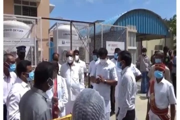 கொரோனா தடுப்பு பணிகளை ஆய்வு செய்தார் அமைச்சர் சுவாமிநாதன்