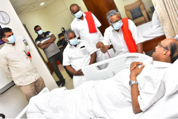 அப்பல்லோவில் வைகோ அனுமதி - உடல்நிலை குறித்து துரைவைகோ தகவல்! | Durai Vaiko Inquired Vaiko In Hospital