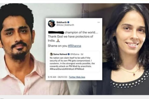 “பெண்களை இப்படி வசை பாடாதிங்க..உங்களை கடவுள் ஆசிர்வதிப்பார்” - சித்தார்த்தின் மன்னிப்பை ஏற்ற சாய்னா நேவால் - தமிழ்நாடு