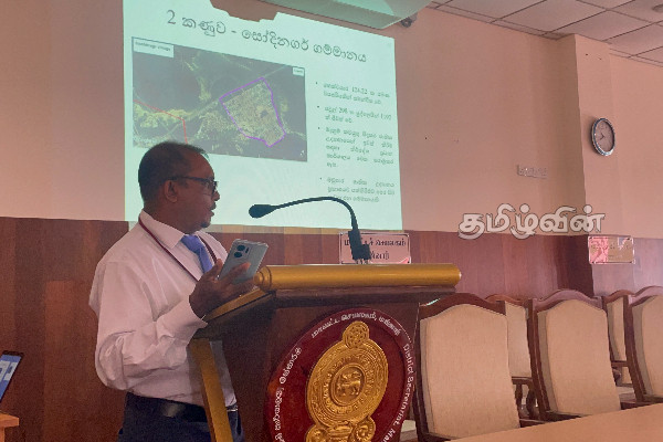மன்னாரில் காணி விடுவிப்பு கூட்டத்தை புறக்கணித்த தமிழ் நாடாளுமன்ற உறுப்பினர்கள்(Video) | Presidential Task Meeting Tamil Mps Ignored