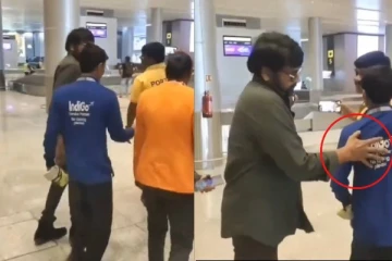 ஏர்போர்ட் ஊழியரை தள்ளிவிட்ட சிரஞ்சீவி.. சர்ச்சையில் சிக்க வைத்த வீடியோ! வறுத்தெடுக்கும் நெட்டிசன்கள்
