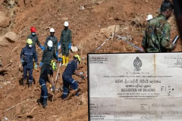 நாட்டில் நேர்ந்த அனர்த்தம் ; காணாமல் போன 193 பேருக்கு இறப்புப் பதிவுச் சான்றிதழ்