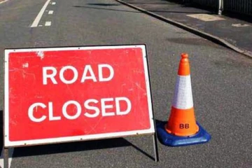 මාර්ගයක් වසා තැබීම ගැන දැනුම්දීමක්