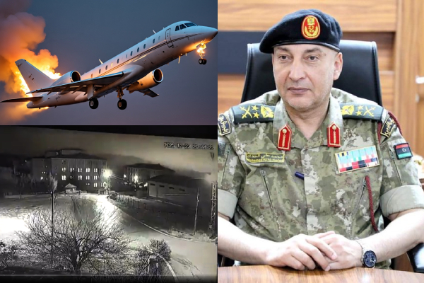Libyan Army Chief Mohammed al-Haddad plane crash, plane crash near Ankara, Dassault Falcon 50 jet crash, Turkiye capital, Libya declares three days national mourning al-Haddad death, Abdul Hamid Dbeibah statement tragic accident Tripoli GNU, Turkish Interior Minister Ali Yerlikaya emergency landing report, Electrical fault suspected cause Libyan jet crash Ankara, Libya-Turkiye defence talks military cooperation delegation killed