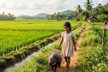 ලෝකයම හොල්ලපු ඉත්තෑ පැටියාගේ වීඩියෝවේ ඇත්තම කතාව මෙන්න