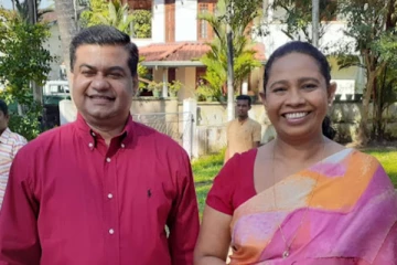 පවිත්‍රා වන්නිආරච්චි සහ ඇයගේ සැමියා අපරාධ පරීක්ෂණ දෙපාර්තමේන්තුවේ..