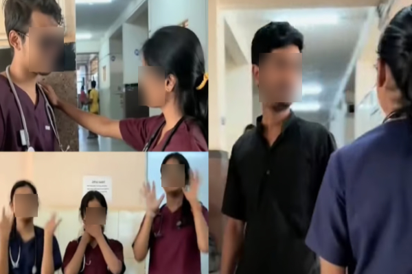 ரீல்ஸ் மோகம்.. மருத்துவமனையில் நடனமாடி வீடியோ வெளியிட்ட மருத்துவக் கல்லூரி மாணவர்கள்! - தமிழ்நாடு