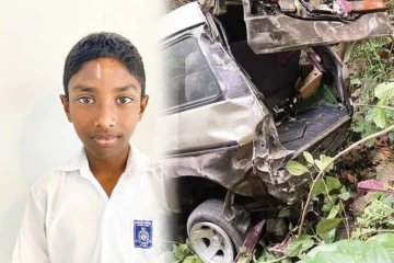 பள்ளத்தில் விழுந்த வேனில் உயிருக்கு போராடிய குடும்பம் - உயிரை பணயம் வைத்து காப்பாற்றிய சிறுவன்