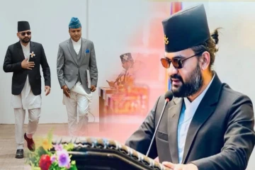 நேபாளத்தின் 47 ஆவது பிரதமராக ரெப் பாடகர் பாலேந்திர ஷா