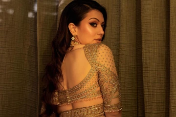 ஹன்சிகா சேலையில் அழகிய போட்டோஷூட்