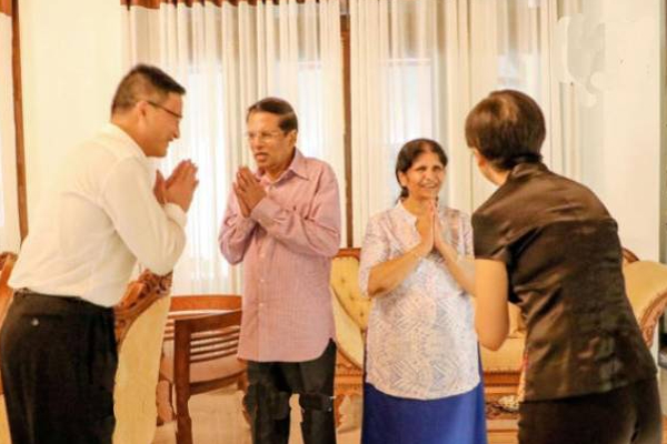 சீனத் தூதரை திடீரென சந்தித்த மைத்திரி | Sirisena Suddenly Met The Chinese Ambassador