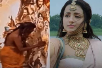 குந்தவை திரிஷாவுக்கு முரட்டுத்தனமாக முத்தம் கொடுத்த ஆசாமி!! வைரலாகும் வீடியோ..