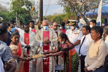 கச்சதீவு புனித அந்தோனியார் ஆலய வருடாந்த திருவிழா திருப்பலி நிகழ்வு (Photos)