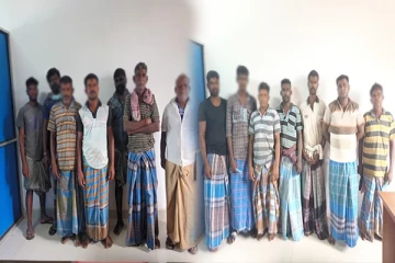 நெடுந்தீவு கடற்பரப்பில் கைது செய்யப்பட்ட இந்திய கடற்தொழிலாளர்களுக்கு விளக்கமறியல்