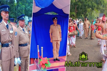 சம்மாந்துறை பொலிஸ் நிலையத்தில் முன்னெடுக்கப்பட்ட அணிவகுப்பு மரியாதை