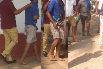 மிரிஹான போராட்டத்தின் எதிரொலி! காவல்நிலையத்தில் வைத்து காட்டுமிராண்டித்தனமாக தாக்கப்பட்ட போராட்டக்காரர்கள் (படங்கள்)