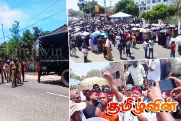 மன்னாரில் பாரிய போராட்டத்தில் குதித்துள்ள பொதுமக்கள்