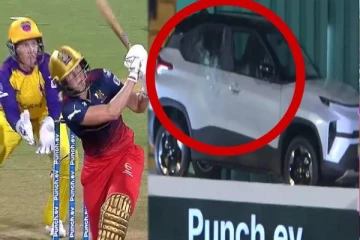 சிக்ஸர் அடித்து கார் கண்ணாடியை நொறுக்கிய வீராங்கனை! வைரலாகும் வீடியோ