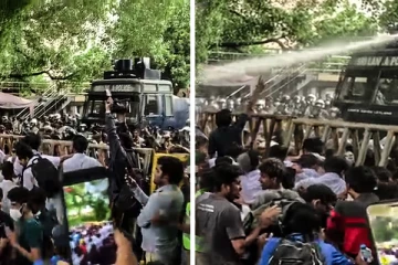 கொழும்பில் தீவிரமடைந்த போராட்டக் களம்! ஆர்ப்பாட்டக்காரர்கள் மீது கண்ணீர்ப் புகைத் தாக்குதல் (Video)