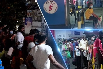 நள்ளிரவையும் தாண்டி மண்ணெண்ணெய்க்காக கொழும்பில் அலைமோதும் மக்கள் கூட்டம்! ( Video)